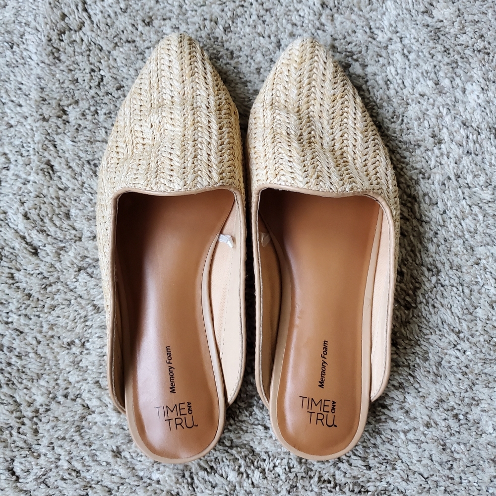 Women's Time and Tru Slip On Flats